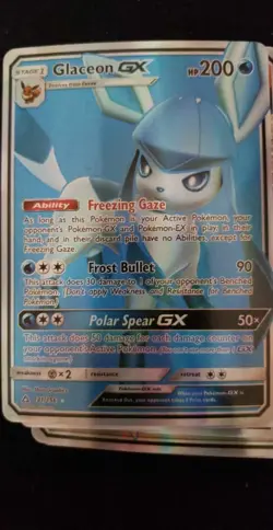 Pokemon GX Holo Card Lot Solgaleo Glaceon Entei Gyarados Palkia Ability - Image 2