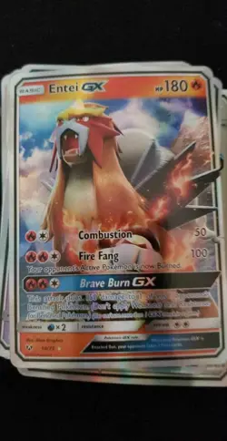 Pokemon GX Holo Card Lot Solgaleo Glaceon Entei Gyarados Palkia Ability - Image 3
