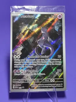 MEWTWO SVP 052 Scarlet Violet 151 Promo Illustration Rare Pokemon Card SEALED - Image 1