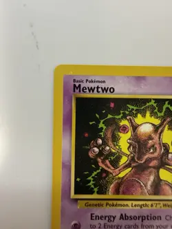2000 Pokemon Mewtwo 14/53 Wotc Promo Regular Movie Trading Card Game TCG Vintage - Image 2