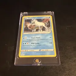 Sealed Promo Holo Glastrier w/Snowflake Stamp 051/196 Pokemon Card Lost Origin - Image 1