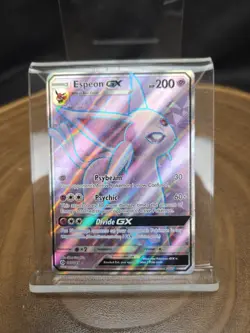 Pokemon TCG Espeon GX Full Art Ultra Rare Card Sun & Moon 140/149 - Image 1