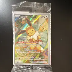 The Pokemon Company Eevee 173 SV Promo Holo 50 HP Boosted Evolution Card - Image 1