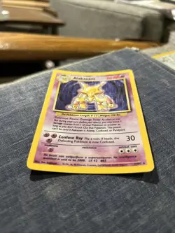 Alakazam Pokemon TCG Base Set Holo Rare 1/102 - Image 3