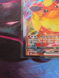 Flareon VMAX 18/203 Pokemon Sword & Shield Evolving Skies 18/203 Ultra Rare NM - Image 5