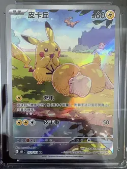2025 Pokemon TCG CHN Exclusive Pikachu Psyduck 151C 171/151 AR CGC PRISTINE 10 - Image 2