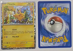 Pikachu 006/015 McDonald's 2023 Holo Pokemon TCG & Bonus Card - Image 1
