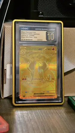 Pokemon Mega Charizard X ex Mega Rare 116/080 CGC Pristine 10 (Pop 37 in World) - Image 1