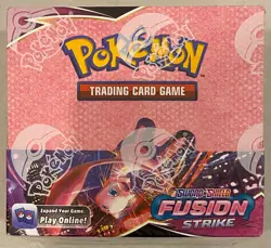 2021 POKEMON TCG SWORD & SHIELD FUSION STRIKE 36 PACKS SEALED BOOSTER BOX B - Image 1