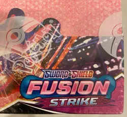 2021 POKEMON TCG SWORD & SHIELD FUSION STRIKE 36 PACKS SEALED BOOSTER BOX B - Image 2