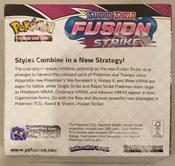 2021 POKEMON TCG SWORD & SHIELD FUSION STRIKE 36 PACKS SEALED BOOSTER BOX B - Image 3