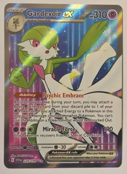 Gardevoir ex 228/198 Full Art Scarlet & Violet Base Set Pokemon TCG & Bonus Card - Image 2
