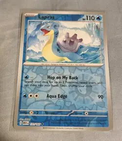 Pokemon TCG Lapras 131/165 Sv: Scarlet & Violet 151 Reverse Holo Mint Condition - Image 1