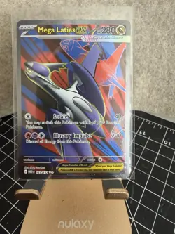 Mega Latias ex 163/132 Mega Evolution Full Art Ultra Rare Holo Pokemon TCG NM - Image 1