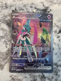 Iron Valiant ex 249/182 Pokemon Paradox Rift Special Illustration Rare - Image 1