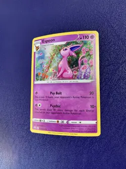 Pokemon Espeon SWSH174 Sword & Shield Promo Holo HP110 Stage 1 (A) 2021 - Image 1