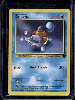 2000 Pokemon Team Rocket Squirtle #68/82 - Image 1