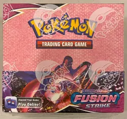 2021 POKEMON TCG SWORD & SHIELD FUSION STRIKE 36 PACKS SEALED BOOSTER BOX A - Image 1