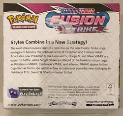 2021 POKEMON TCG SWORD & SHIELD FUSION STRIKE 36 PACKS SEALED BOOSTER BOX A - Image 2