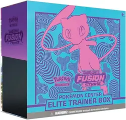 Fusion Strike Pokemon Center Sword & Shield Elite Trainer Box ETB Sealed - Image 1