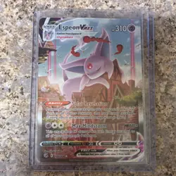 Pokemon Espeon VMAX Alternate Art Secret Rare Holo 270/264 Fusion Strike - Image 4