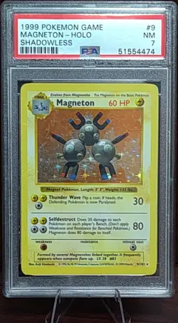 Magneton Base Set Shadowless Holo 9/102 1999 - Image 1