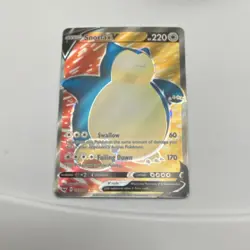 The Pokemon Company Snorlax V Sword & Shield Full Art Holo Ultra Rare 197/202 2… - Image 1