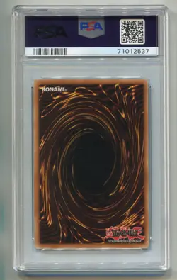 2002 YU-GI-OH BEWD EXODIA RIGHT LEG OF FORBIDDEN ONE LOB-EN120 UNL. PSA 8 P1 - Image 2