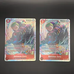 One Piece Roronoa Zoro EB04-007 x2 SR ENGLISH OP15 - Image 1