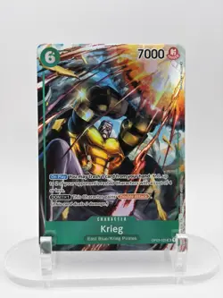 One Piece Krieg OP03-025 SR Parallel - Pillars of Strength NM ENGLISH - Image 1