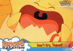 Pokemon Don't Cry, Togepi Card Pikachu's Vacation Blue #43 Movie Animation - Image 1