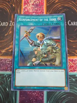 Yugioh Reinforcement of the Army DASA-EN053 Super Rare 1st Edition Near Mint - Image 1