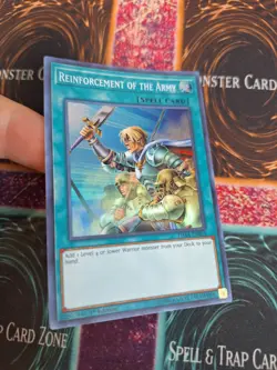 Yugioh Reinforcement of the Army DASA-EN053 Super Rare 1st Edition Near Mint - Image 2