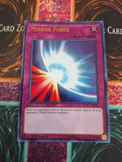 Yugioh Mirror Force LCKC-EN053 Ultra Rare 1st Edition Near Mint - Image 1
