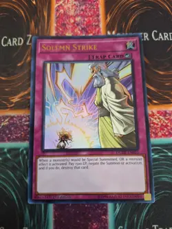 Yugioh Solemn Strike DUDE-EN055 Ultra Rare 1st Edition Near Mint - Image 1