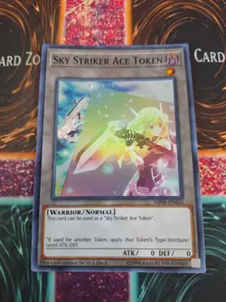 Yugioh Sky Striker Ace Token OP08-EN026 Super Rare Near Mint - Image 1