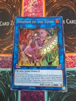 Yugioh Shaman of the Tenyi RIRA-EN044 Ultra Rare 1st Edition Near Mint - Image 1