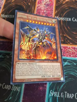 Yugioh Jizukiru, the Star Destroying Kaiju BOSH-EN088 Rare 1st Edition Near Mint - Image 2