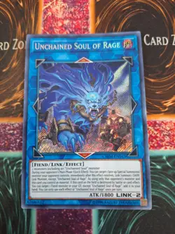 Yugioh Unchained Soul of Rage CHIM-EN043 Secret Rare Unlimited Near Mint - Image 1