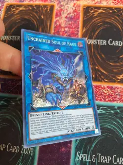 Yugioh Unchained Soul of Rage CHIM-EN043 Secret Rare Unlimited Near Mint - Image 2