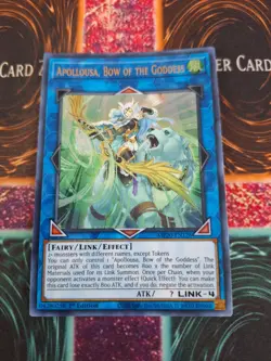 Yugioh Apollousa, Bow of the Goddess MP20-EN126 Ultra Rare 1st Edition Near Mint - Image 1