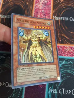 Yugioh Kuraz the Light Monarch LODT-ENSE1 Super Rare Limited Near Mint - Image 2