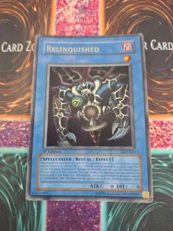 Yugioh Relinquished SDP-001 Ultra Rare 1st Edition Heavily Played - Image 1