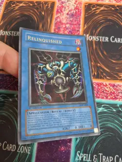 Yugioh Relinquished SDP-001 Ultra Rare 1st Edition Heavily Played - Image 2