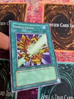 Yugioh Shield Crush PP01-EN007 Secret Rare Unlimited Near Mint Small Name Shift - Image 2