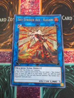 Yugioh Sky Striker Ace - Kagari DUOV-EN060 Ultra Rare 1st Edition Near Mint - Image 1