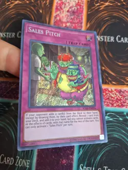 Yugioh Sales Pitch IGAS-EN076 Secret Rare Unlimited Near Mint - Image 2