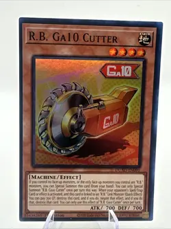Yugioh R.B. Ga10 Cutter Super Rare DUAD-EN091 1st Edition Near Mint - Image 1