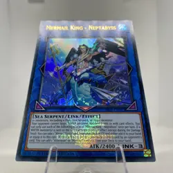 Yugioh Mermail King - Neptabyss 25LP-EN013 Ultra Rare Stamp NM/EX - Image 4