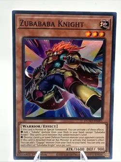 Yugioh Zubababa Knight Super Rare DUAD-EN001 Near Mint 1st Edition - Image 1